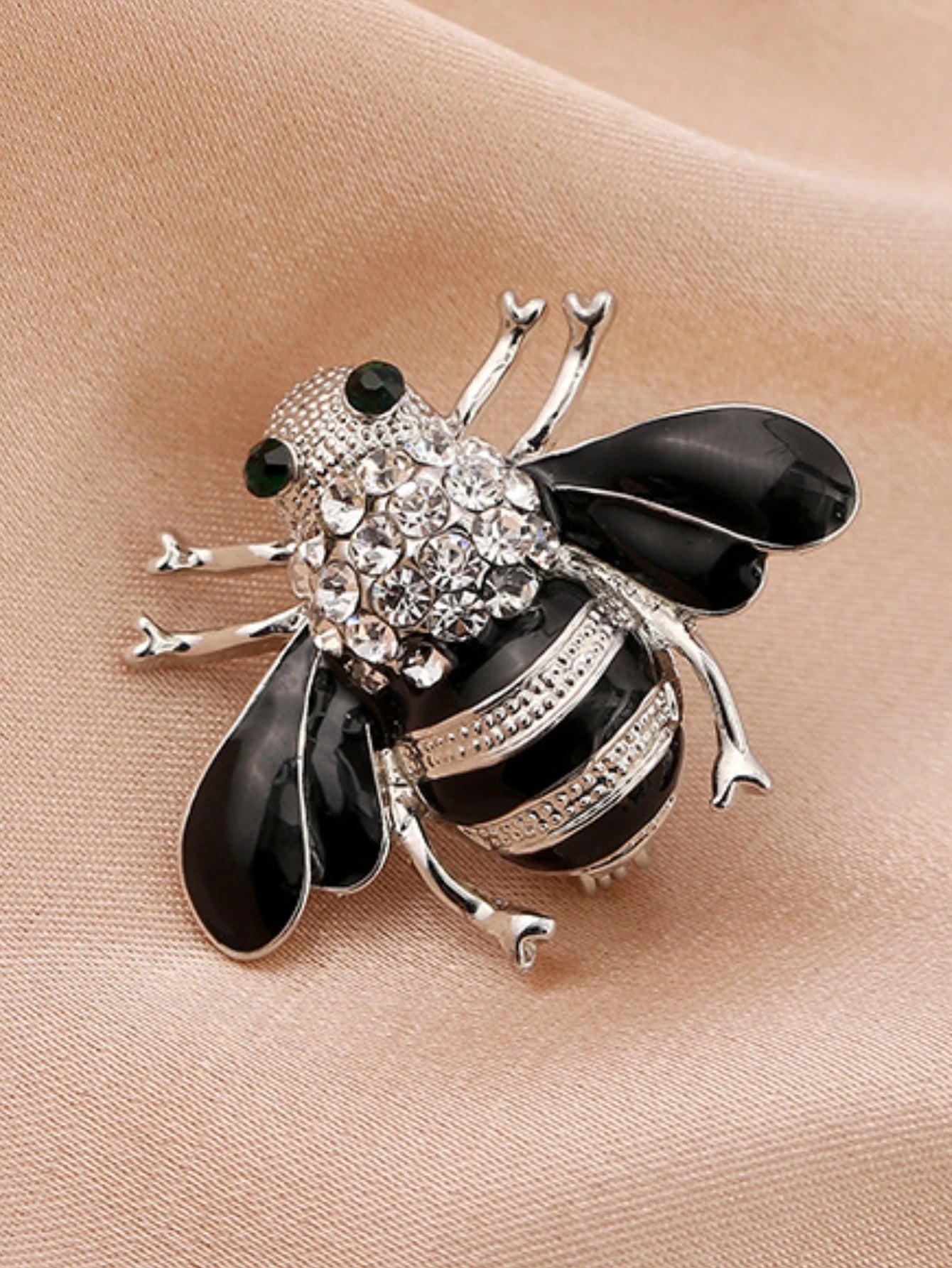 Elegant Pearl Bee Brooch