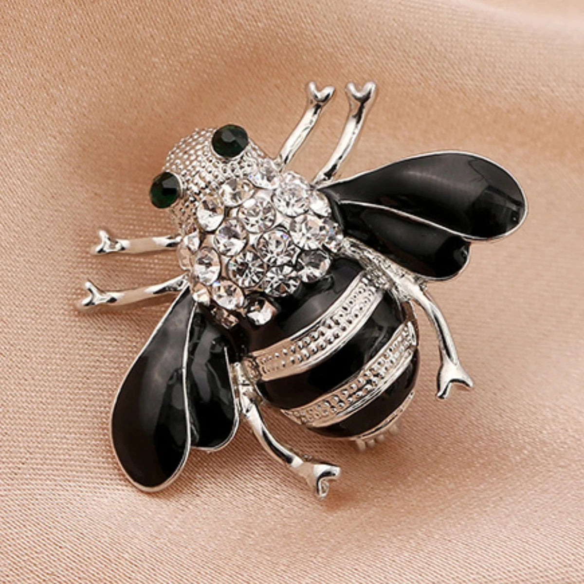 Elegant Pearl Bee Brooch